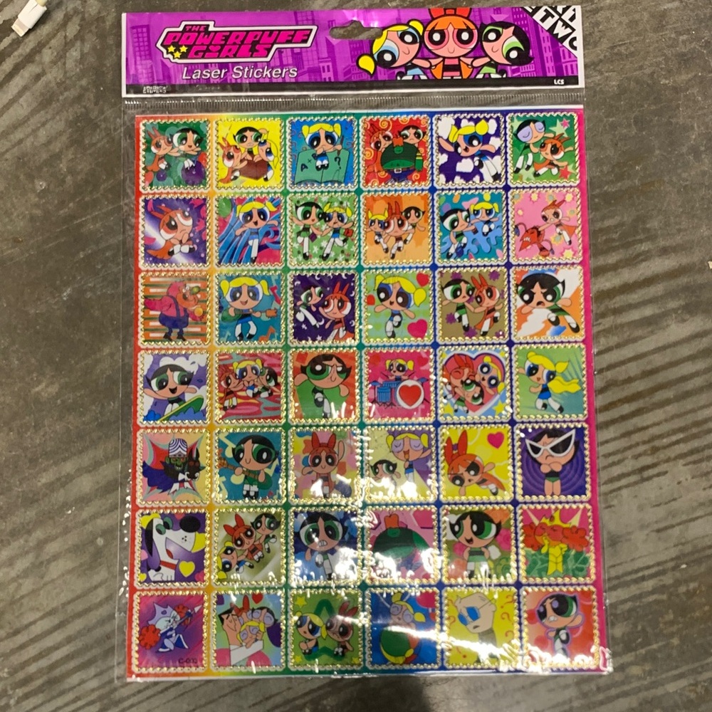 Powerpuff Girls Laser Stickers - Multi-Color
